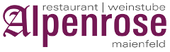 Logo Restaurant Weinstube Alpenrose - Maienfeld (Graubünden)