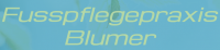 Logo Fusspflegepraxis Blumer - Eschenbach